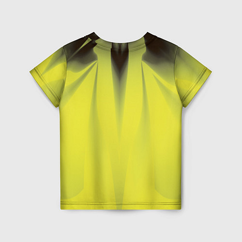Детская футболка Орхидея в желтом Абстракция Дополнение 541-1 / 3D-принт – фото 2