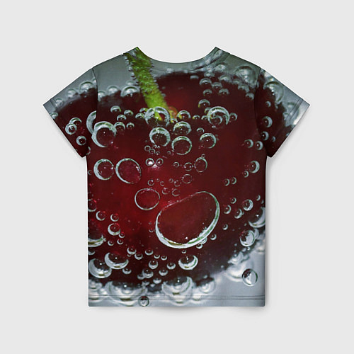 Детская футболка Сочная вишня под водой / 3D-принт – фото 2
