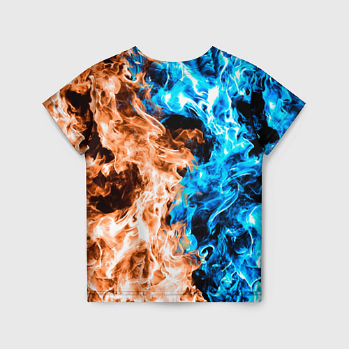 Детская футболка Огненное пламя / 3D-принт – фото 2