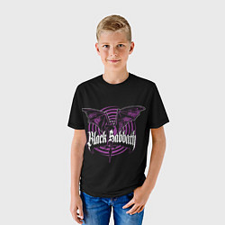 Футболка детская Black Sabbat Bat, цвет: 3D-принт — фото 2