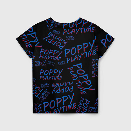 Детская футболка Poppy Playtime Скоро напугает / 3D-принт – фото 2