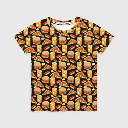 Футболка детская Fast Food Фастфуд, цвет: 3D-принт