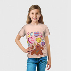 Футболка детская Scooby Doo Valentine, цвет: 3D-принт — фото 2
