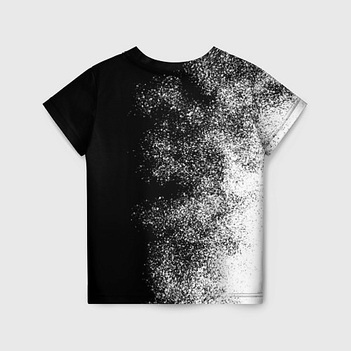 Детская футболка Чёрно-белый Мерседес / 3D-принт – фото 2