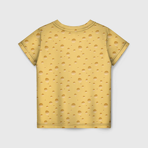 Детская футболка Сыр - Cheese / 3D-принт – фото 2