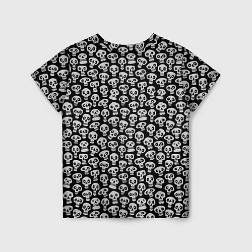 Детская футболка Funny skulls / 3D-принт – фото 2