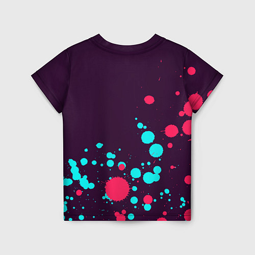 Детская футболка GENSHIN IMPACT - ПОДЖИГАТЕЛЬ - Краски / 3D-принт – фото 2