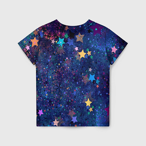 Детская футболка Звездное небо мечтателя / 3D-принт – фото 2
