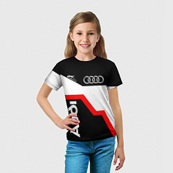 Футболка детская AUDI полный привод, цвет: 3D-принт — фото 2