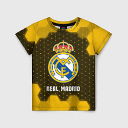 Футболка детская РЕАЛ МАДРИД Real Madrid Графика, цвет: 3D-принт