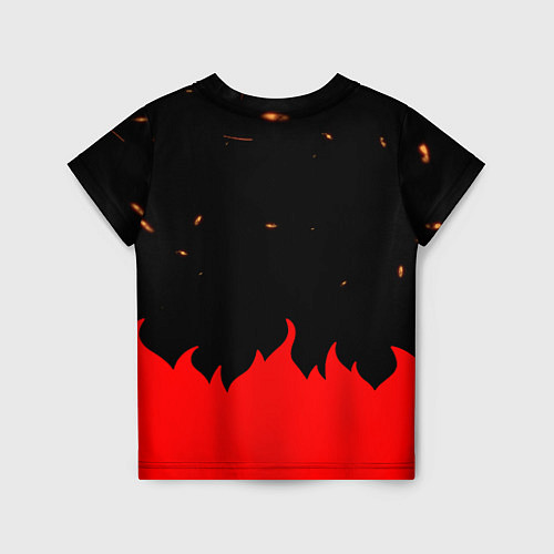 Детская футболка 30 Seconds to Mars - Fire / 3D-принт – фото 2