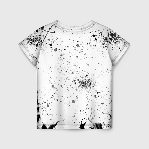 Детская футболка Леви Брызги Пламя / 3D-принт – фото 2