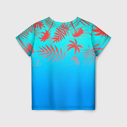 Детская футболка 6IX9INE tropical / 3D-принт – фото 2