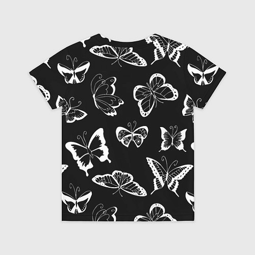 Детская футболка Адель летящие бабочки / 3D-принт – фото 2