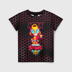 Футболка детская Макс BRAWL STARS, цвет: 3D-принт