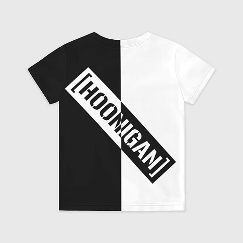 Детская футболка Hoonigan Автоспорт спина / 3D-принт – фото 2