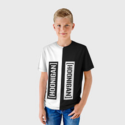 Футболка детская Hoonigan Автоспорт спина, цвет: 3D-принт — фото 2