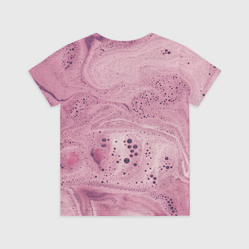 Детская футболка Нежная розовая пенка / 3D-принт – фото 2