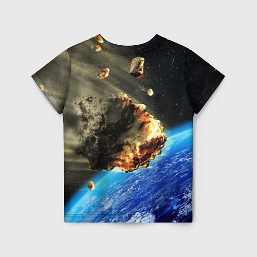Детская футболка Комета, перед столкновением с Землёй! / 3D-принт – фото 2