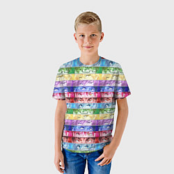 Футболка детская Баскетбол Куроко Манга Аниме, Глаза, цвет: 3D-принт — фото 2