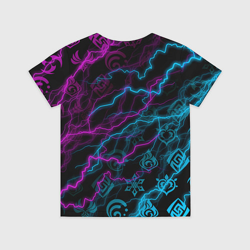 Детская футболка Молнии в Стихию Genshin Impact / 3D-принт – фото 2