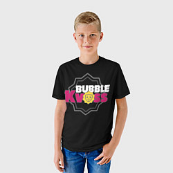 Футболка детская Bubble Kvass - emblem, цвет: 3D-принт — фото 2