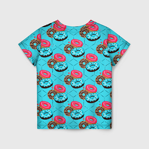 Детская футболка Яркие пончики / 3D-принт – фото 2