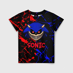 Футболка детская SONIC EXE DARK SONIC, цвет: 3D-принт