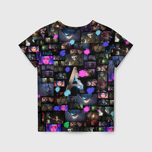 Детская футболка АРКЕЙН collage / 3D-принт – фото 2