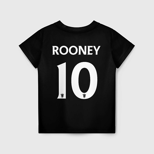 Детская футболка Манчестер Юнайтед Руни ретро форма, Manchester Uni / 3D-принт – фото 2