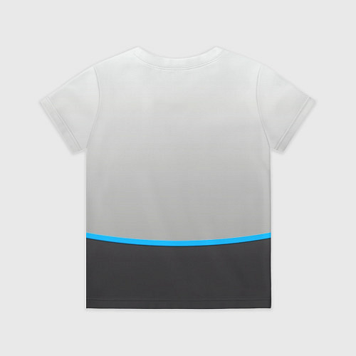 Детская футболка Subaru Неоновая полоса / 3D-принт – фото 2