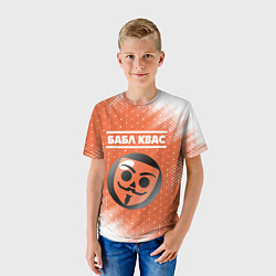 Футболка детская БАБЛ КВАС Абстракция, цвет: 3D-принт — фото 2