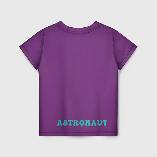 Детская футболка Astronaut on the moon - сидит / 3D-принт – фото 2