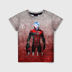 Футболка детская Prey Grey and blood, цвет: 3D-принт