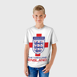 Футболка детская Сборная Англии по футболу, цвет: 3D-принт — фото 2
