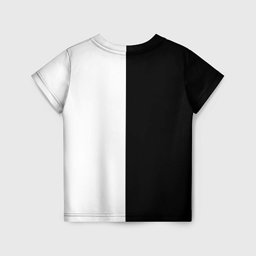 Детская футболка Black and white чб / 3D-принт – фото 2