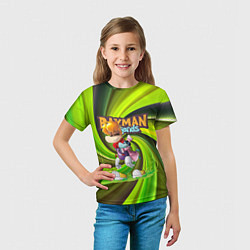 Футболка детская Уставший Rayman Legends, цвет: 3D-принт — фото 2