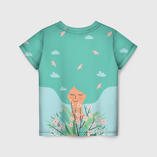 Детская футболка Hello spring / 3D-принт – фото 2