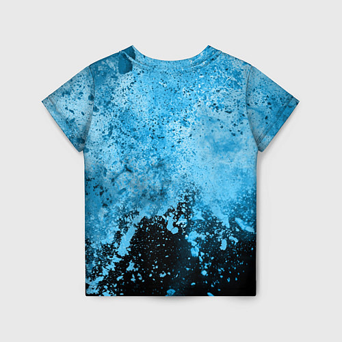 Детская футболка Спортивное плавание Голубая вода / 3D-принт – фото 2