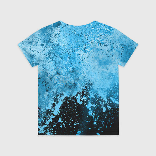 Детская футболка Спортивное плавание Голубая вода / 3D-принт – фото 2
