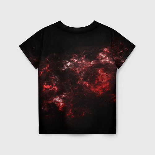 Детская футболка Красный космос Red space / 3D-принт – фото 2