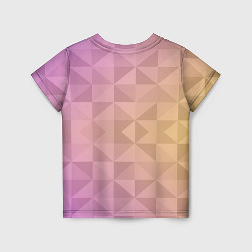 Детская футболка Единорог с розовыми волосами / 3D-принт – фото 2
