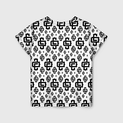 Детская футболка White Pattern Dope Camo Dope Street Market / 3D-принт – фото 2