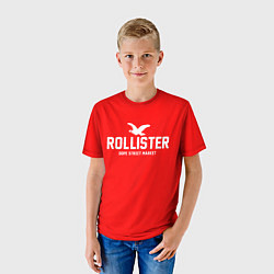 Футболка детская Узор Red Rollister Dope Street Market, цвет: 3D-принт — фото 2