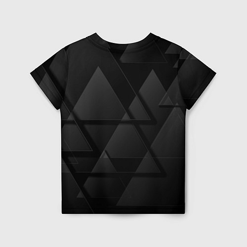 Детская футболка Mitsubishi Геометрия треугольники / 3D-принт – фото 2