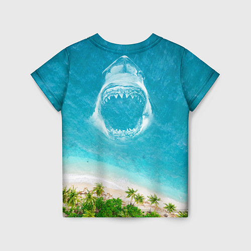 Детская футболка Акула - пасть / 3D-принт – фото 2