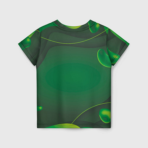 Детская футболка Зеленый милый кактус / 3D-принт – фото 2