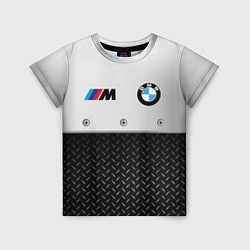 Футболка детская BMW БМВ СТАЛЬ, цвет: 3D-принт