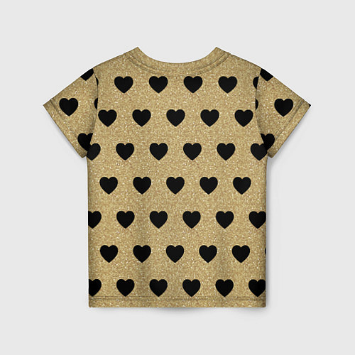 Детская футболка Лалафанфан с сердцах / 3D-принт – фото 2