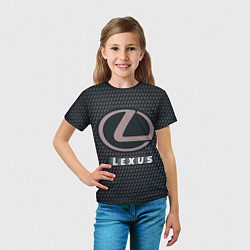 Футболка детская LEXUS Lexus - Карбон, цвет: 3D-принт — фото 2